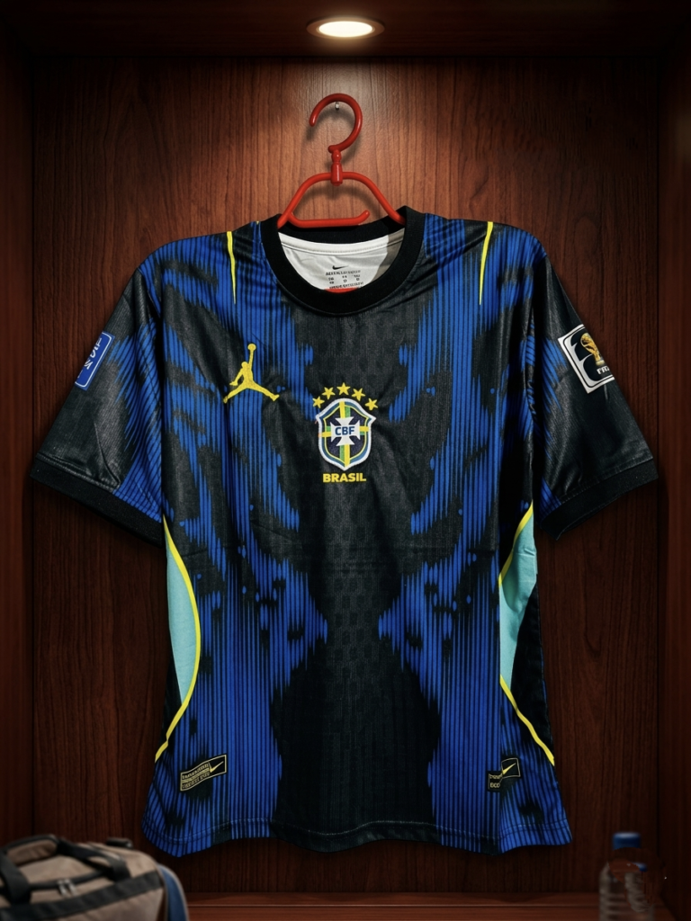 Brazil Away Jersey 2026 – Premium Fan Edition